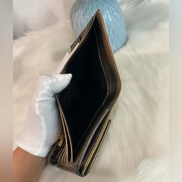 GUCCI Jackie Gold/Metallic Compact Wallet - Picture 7 of 15